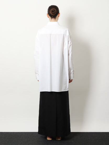 The Row Victoria cotton shirt - Bianco