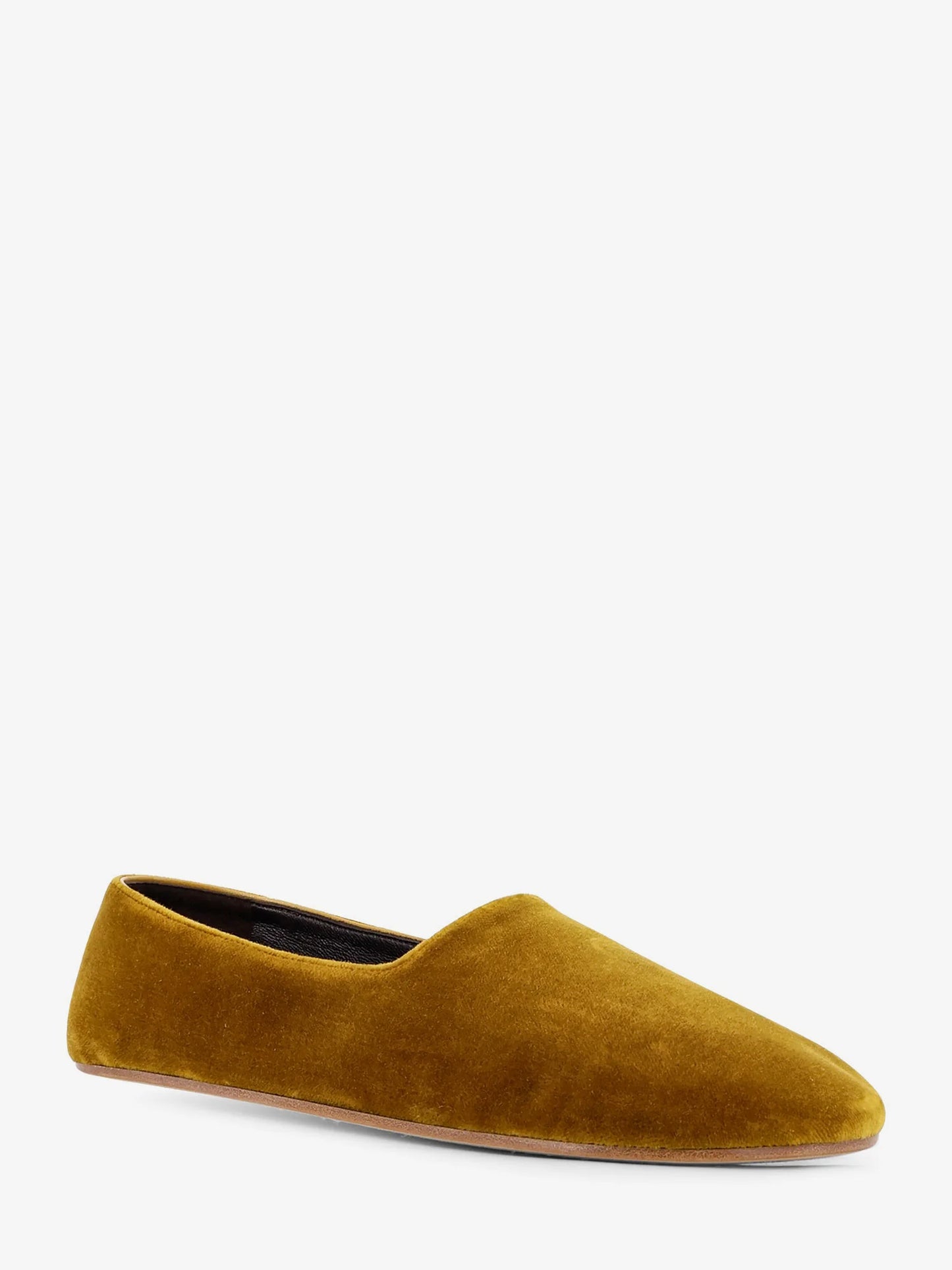 The Row Ponti Velvet Loafers