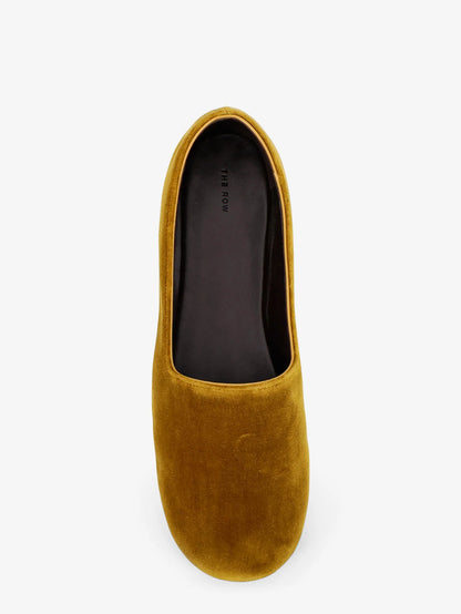 The Row Ponti Velvet Loafers