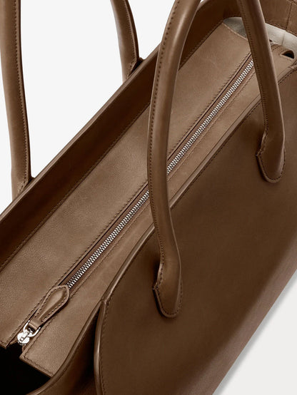 The Row Marlo 14 Leather Shoulder Bag