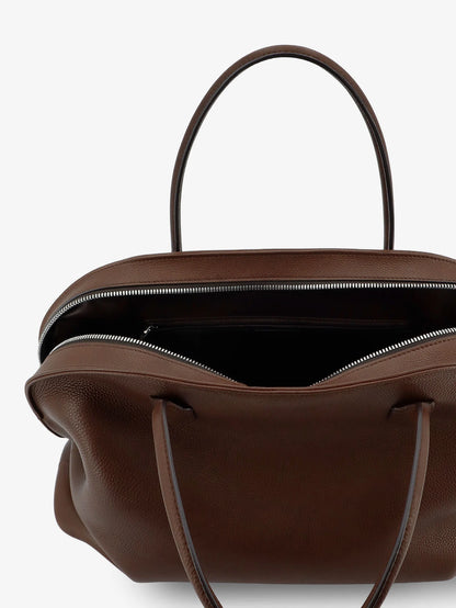 The Row Agnes 15 Leather Shoulder Bag
