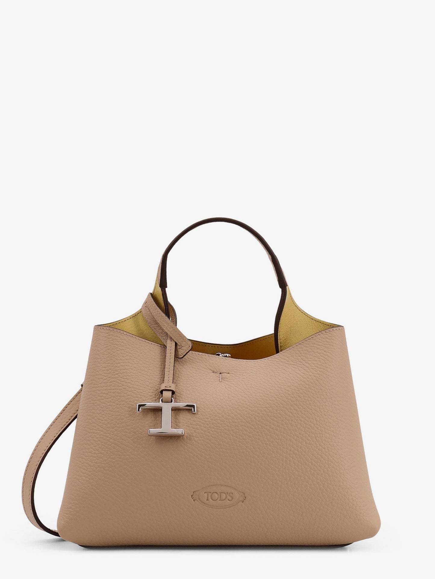 Tod's Micro Leather Crossbody Bag With Iconic Stitching On The Front