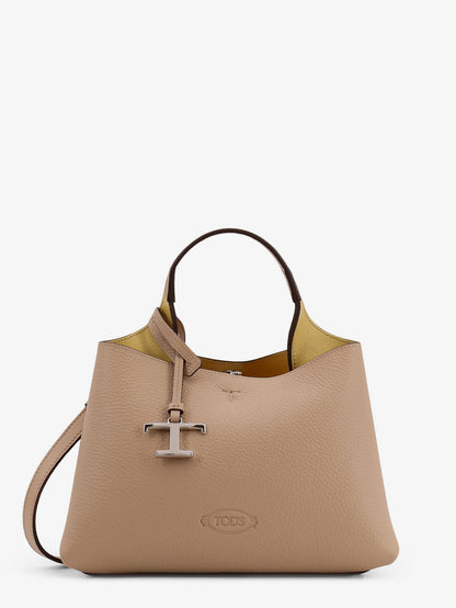 Tod's Micro Leather Crossbody Bag With Iconic Stitching On The Front