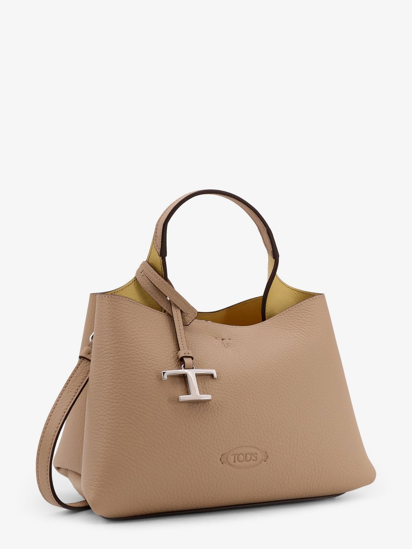 Tod's Micro Leather Crossbody Bag With Iconic Stitching On The Front