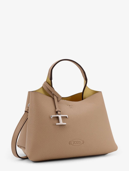 Tod's Micro Leather Crossbody Bag With Iconic Stitching On The Front
