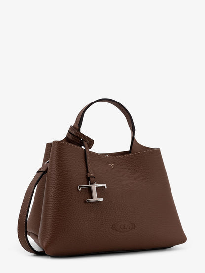 Tod's Micro Leather Crossbody Bag With Iconic Stitching On The Front