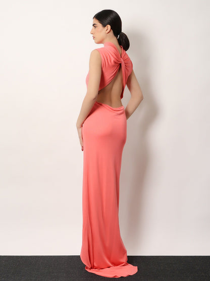 Tom Ford Long viscose dress - Coral