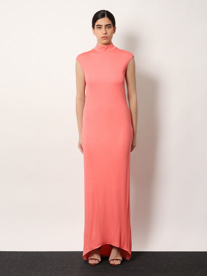 Tom Ford Long viscose dress - Coral