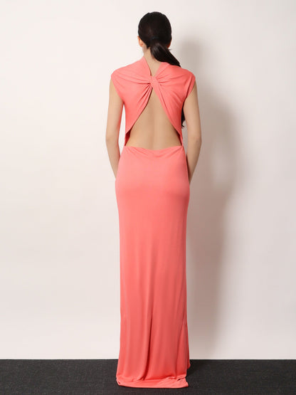 Tom Ford Long viscose dress - Coral