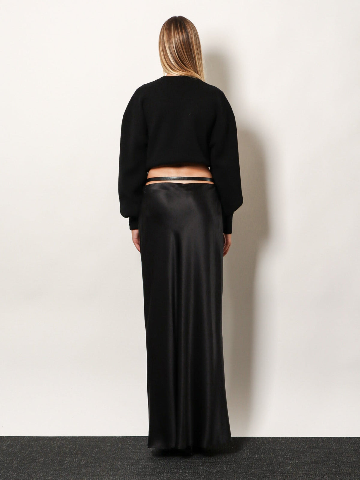 Tom Ford Silk midi skirt - Black