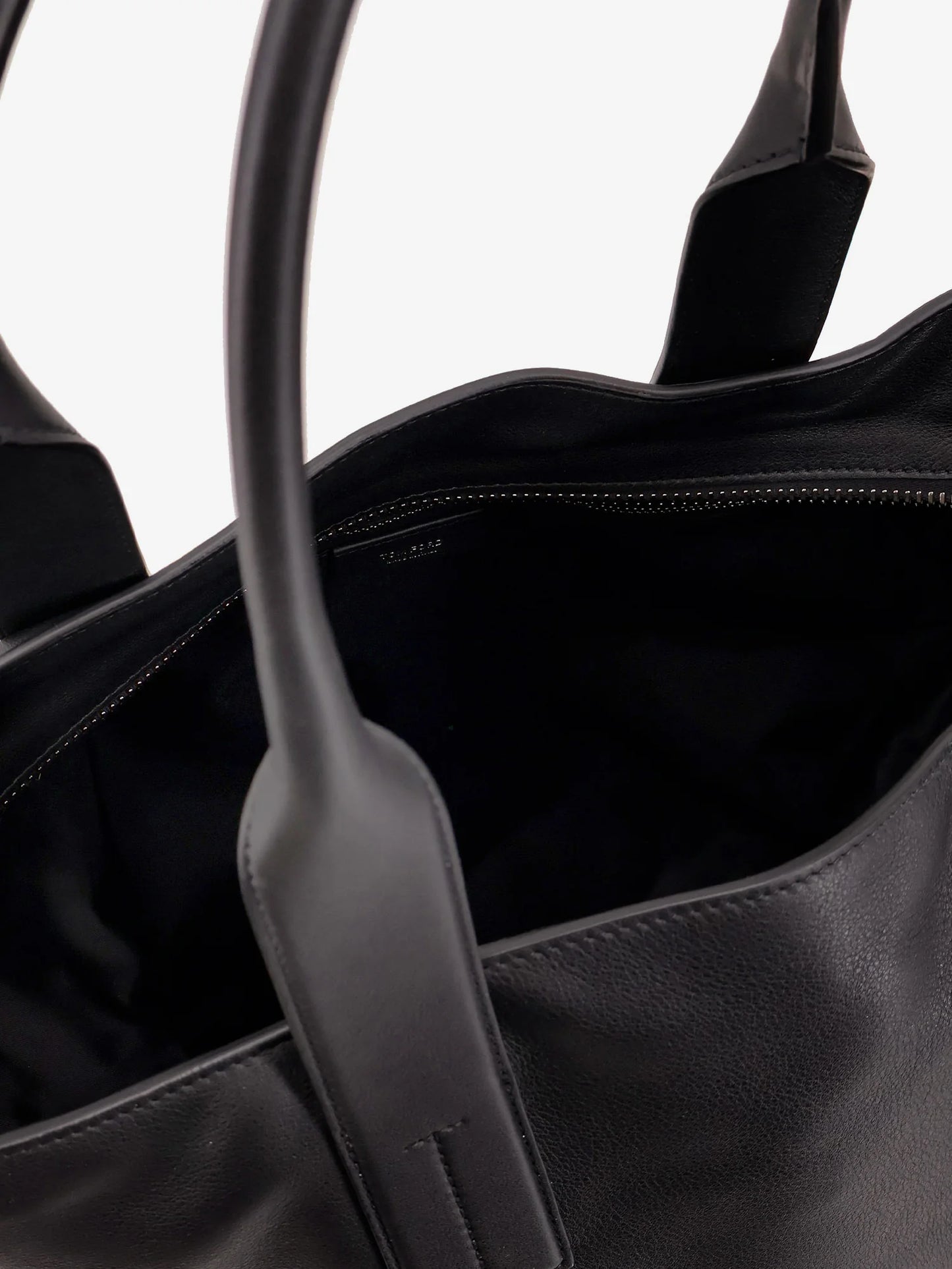 Tom Ford Leather Shopping Bag With Logo Lettering On The Bottom