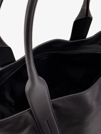 Tom Ford Leather Shopping Bag With Logo Lettering On The Bottom