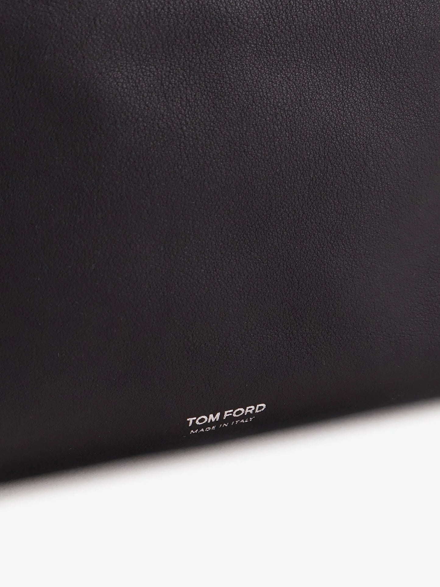 Tom Ford Leather Shopping Bag With Logo Lettering On The Bottom