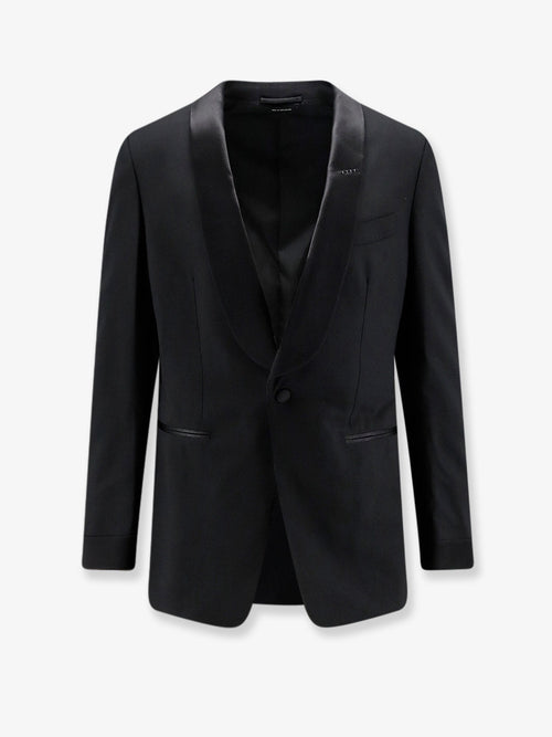 Tom Ford Tuxedo wool blazer - Black