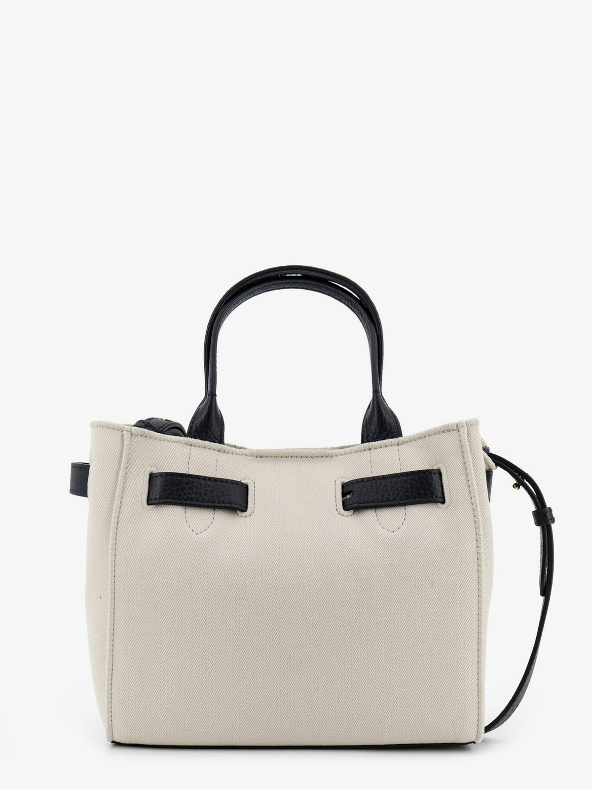 Tom Ford Audrey canvas handbag - Ecrublack