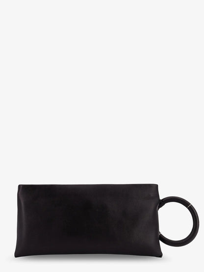 Tom Ford Aura Leather Clutch Bag With Snake Motif