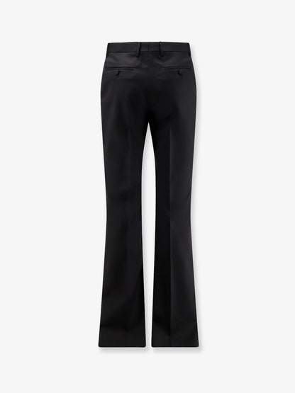 Tom Ford Wool and silk trousers - Black