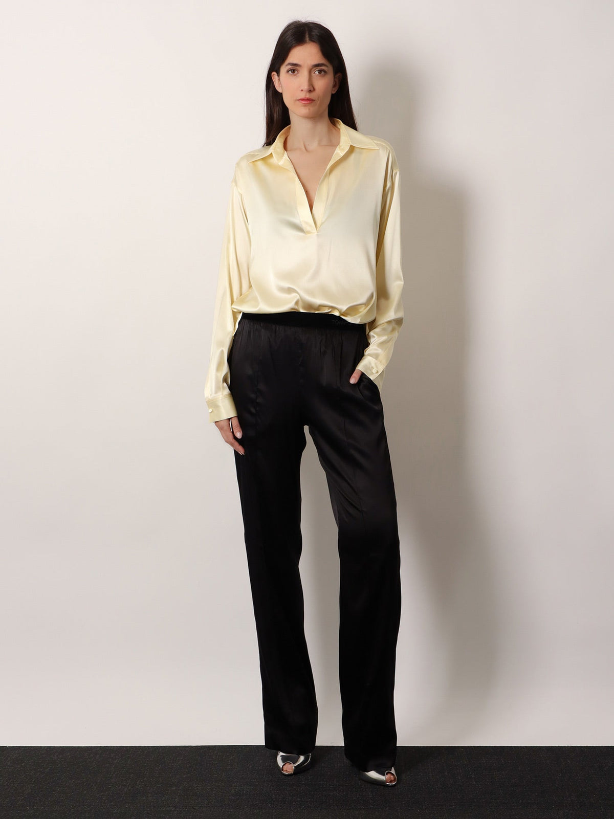 Tom Ford Pyjamas stretch satin trousers - Black
