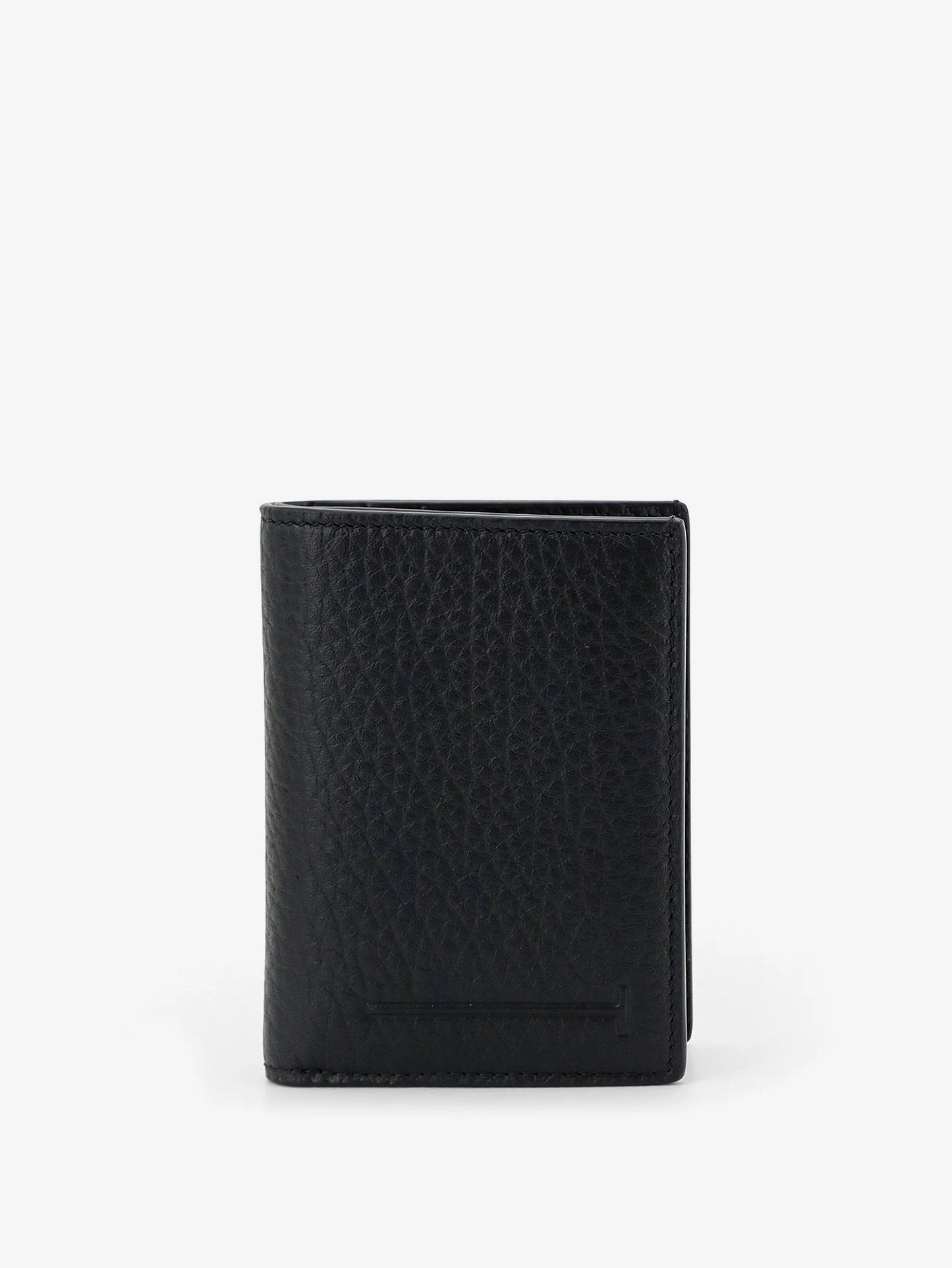 Tom Ford Leather Card Holder With Embossed Logo