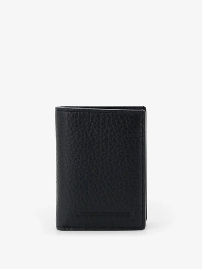 Tom Ford Leather Card Holder With Embossed Logo