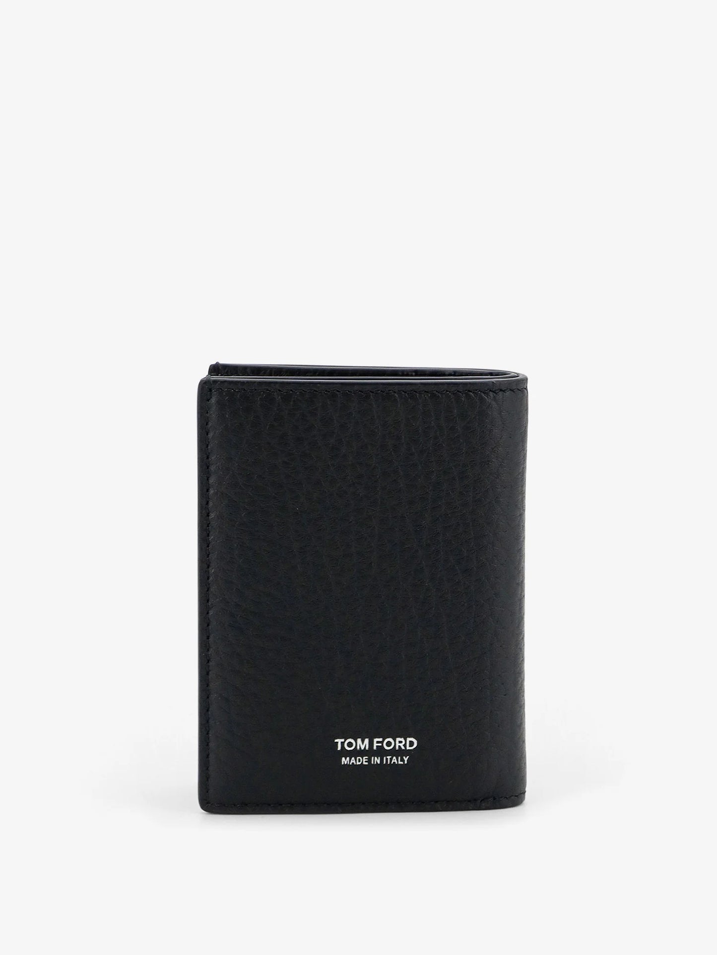 Tom Ford Leather Card Holder With Embossed Logo