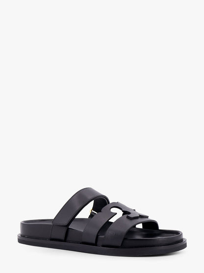 Tory Burch Ines leather sandals - Dustyalmond