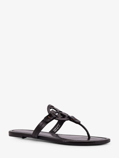 Tory Burch Leather thong sandals - Cocoa