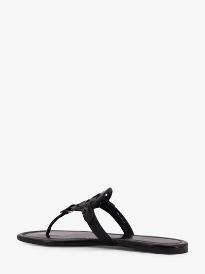 Tory Burch Leather thong sandals - Cocoa