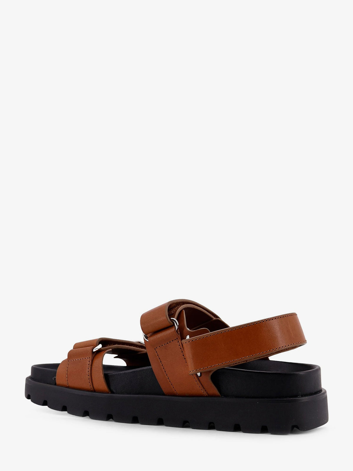 Tory Burch Mellow low leather sandals - Cuoio