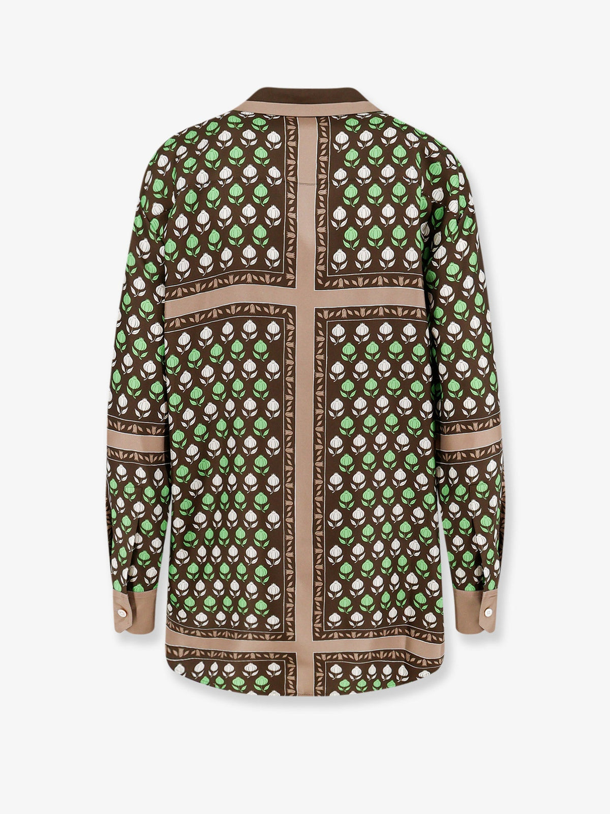 Tory Burch Multicolor silk shirt - Chocolate