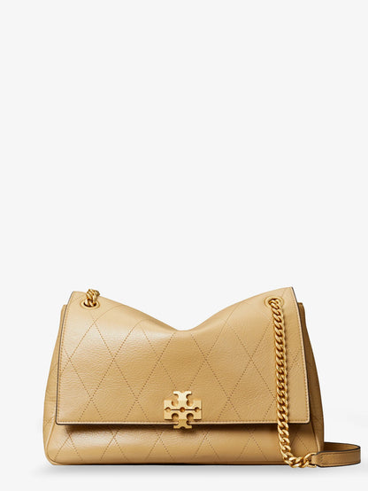 TORY BURCH - Charlie leather shoulder bag