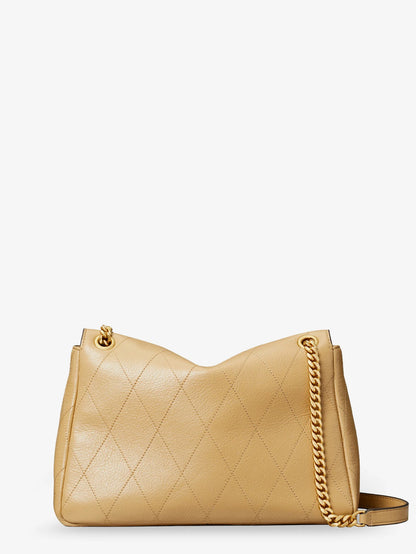 TORY BURCH - Charlie leather shoulder bag