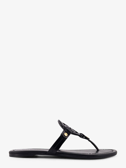 Tory Burch Miller leather thong sandals - Perfect Black