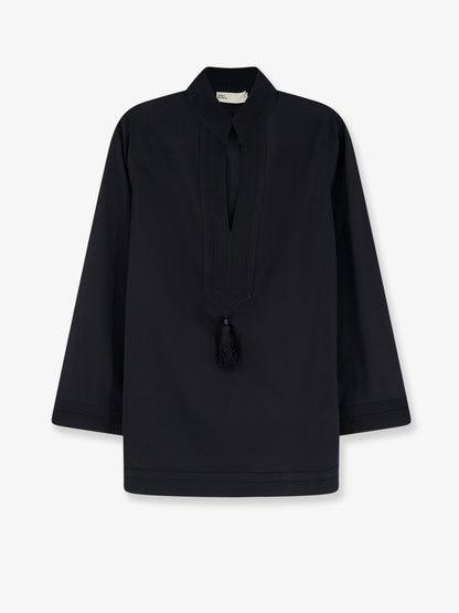Tory Burch Tory Tunic cotton shirt - Black