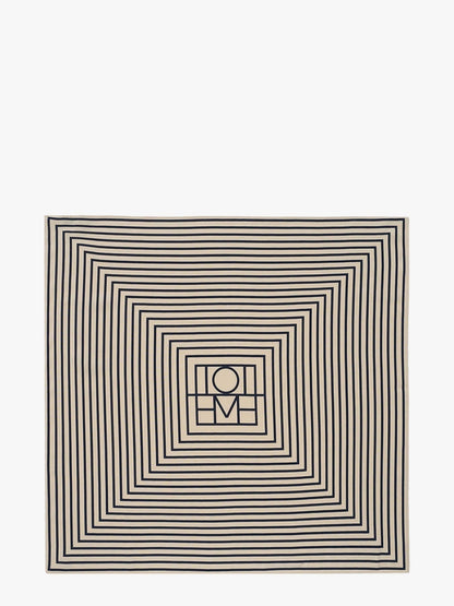 Toteme Monogram Silk Foulard