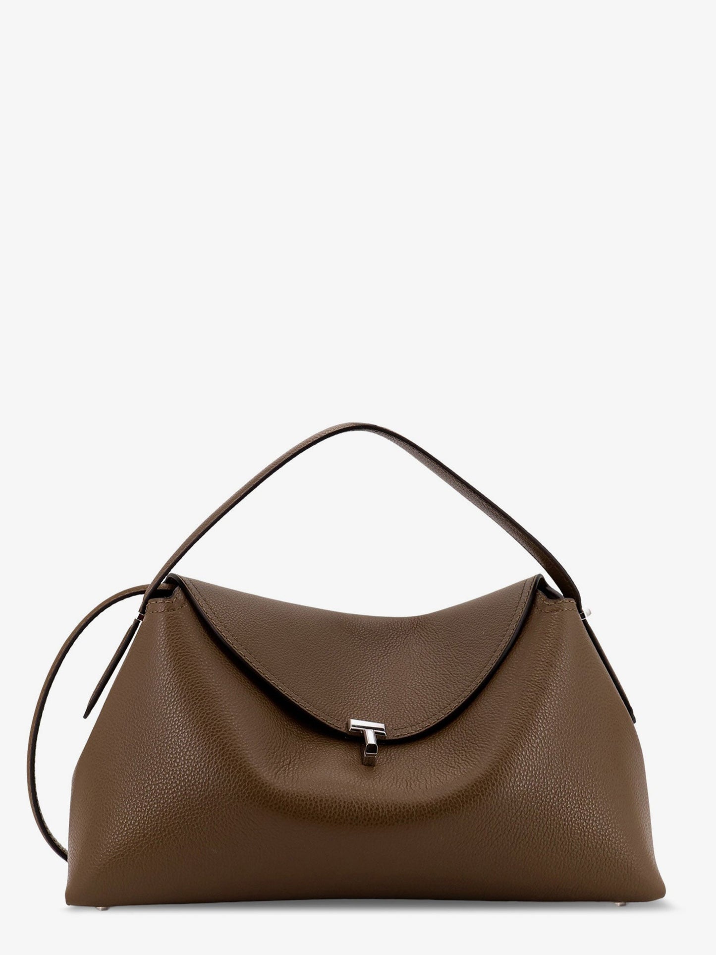 Toteme T Lock Suede Handbag