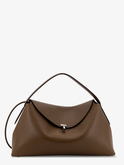 Toteme T Lock Suede Handbag