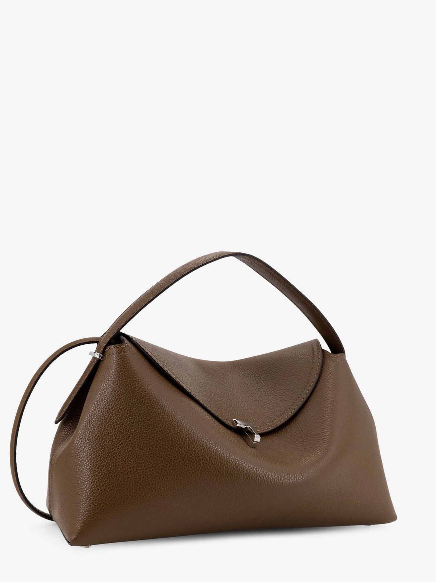 Toteme T Lock Suede Handbag