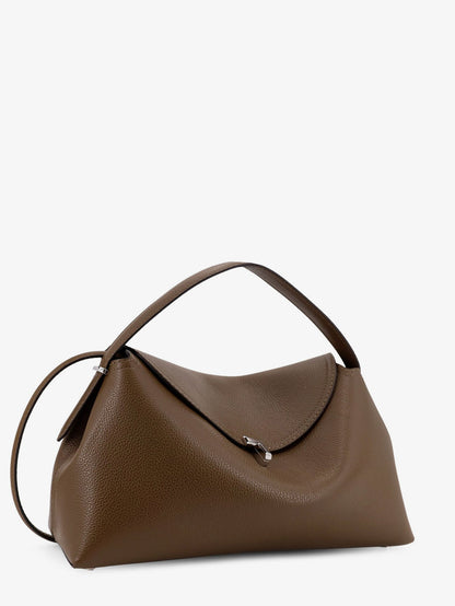 Toteme T Lock Suede Handbag