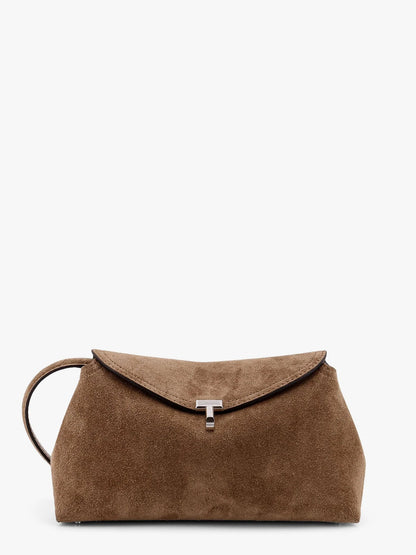 Toteme Suede T Lock Clutch