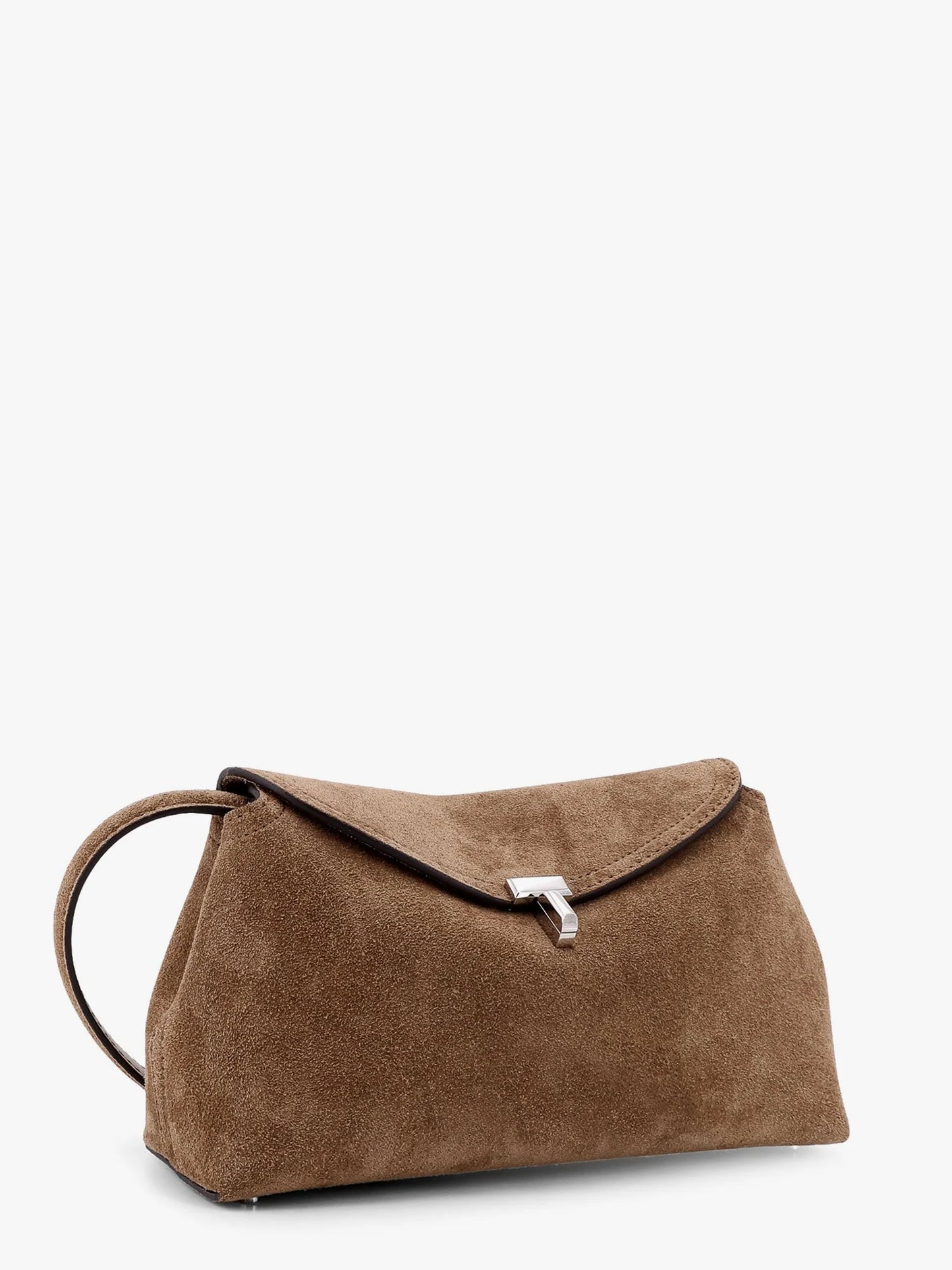 Toteme Suede T Lock Clutch