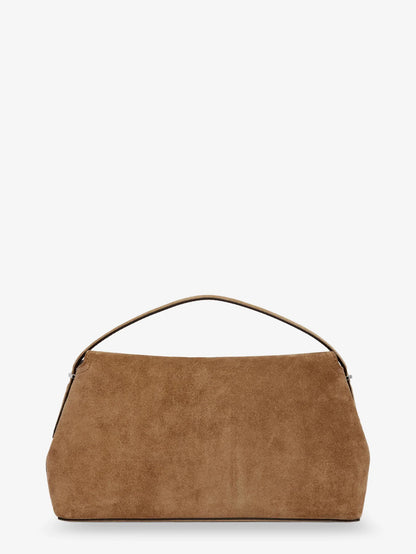 Toteme T Lock Suede Handbag