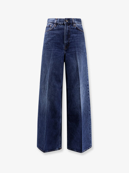 Toteme Wide Leg Organic Cotton Jeans