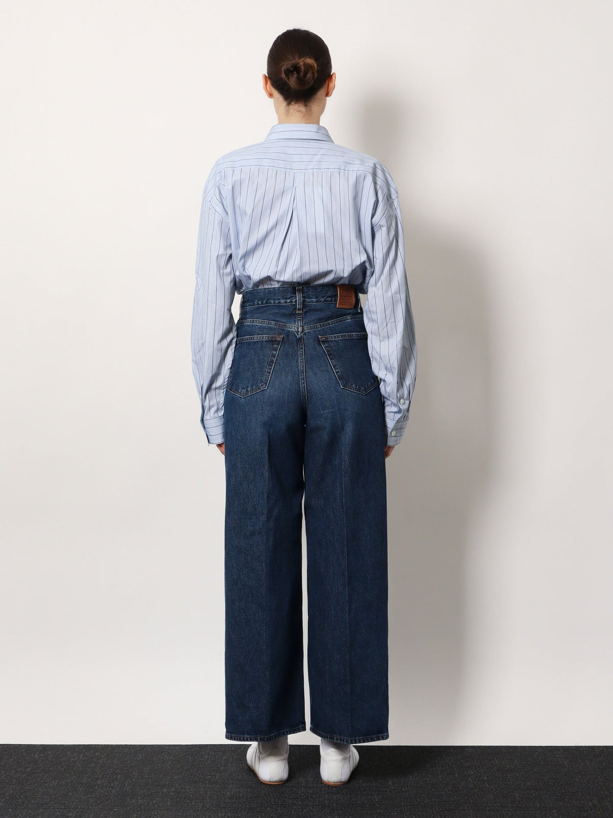 Toteme Wide Leg organic cotton jeans - Dk Blue