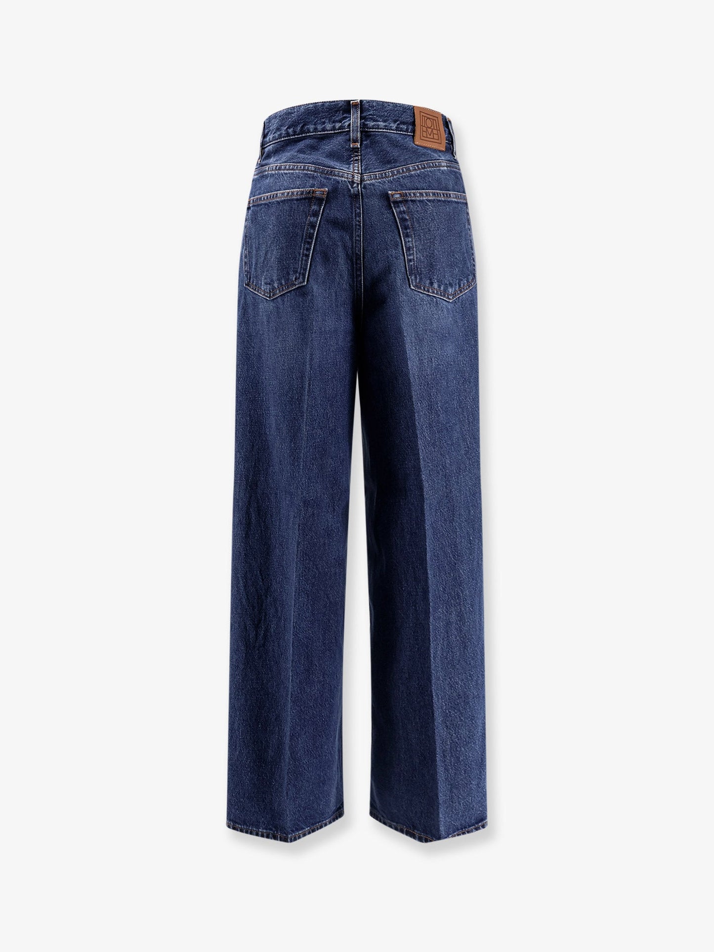 Toteme Wide Leg Organic Cotton Jeans
