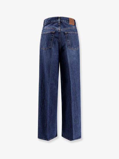 Toteme Wide Leg Organic Cotton Jeans