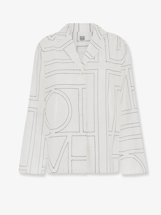 Toteme Pajamas Cotton Blend Shirt
