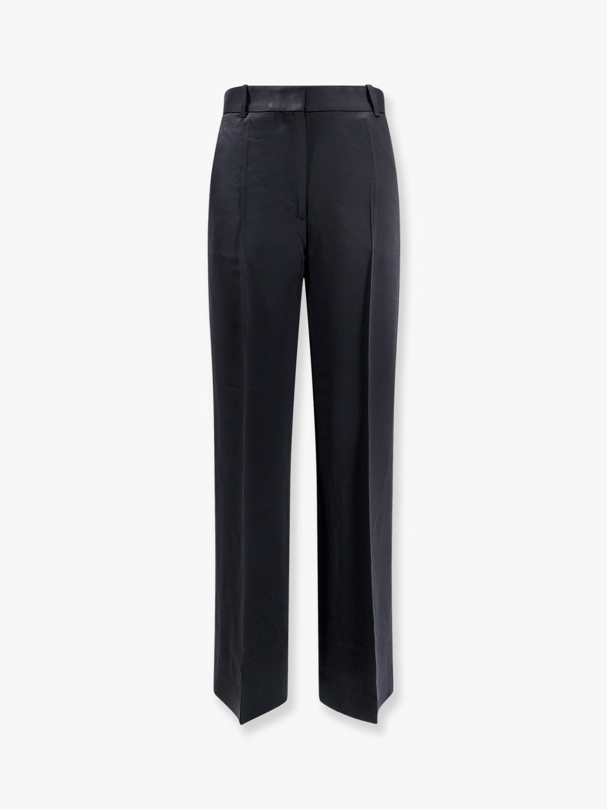 Toteme Viscose blend trouser with slits - Nero