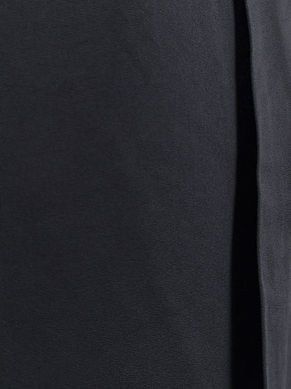 Toteme Viscose blend trouser with slits - Nero