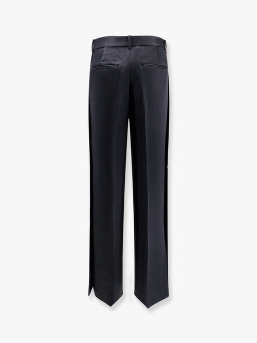 Toteme Viscose blend trouser with slits - Nero